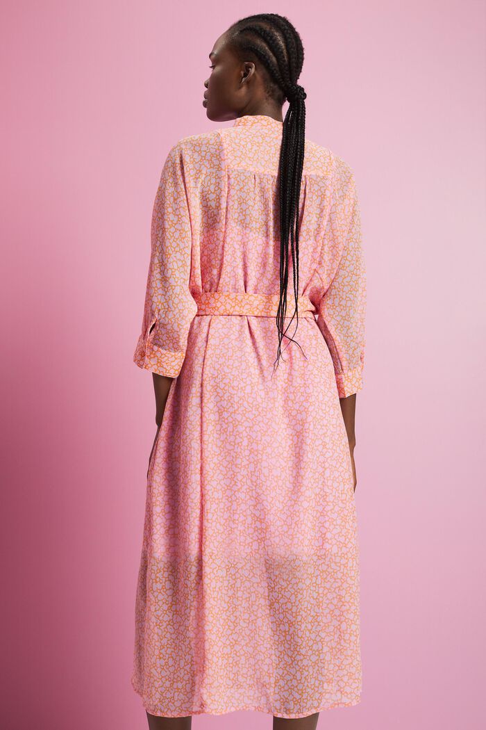 Midikleid mit Allover-Muster