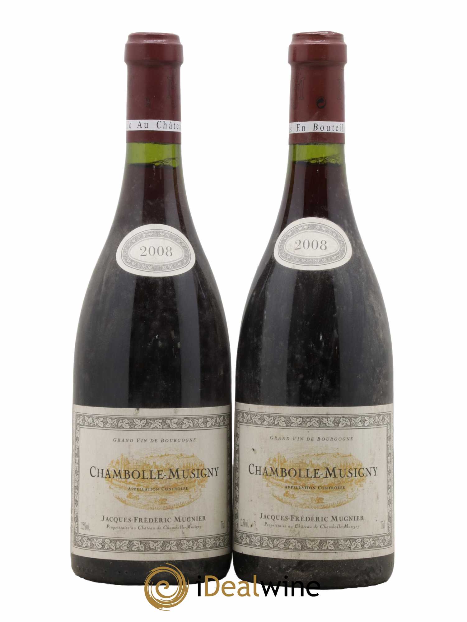 Chambolle-Musigny Jacques-Frédéric Mugnier  2008 - Lot de 2 Bouteilles
