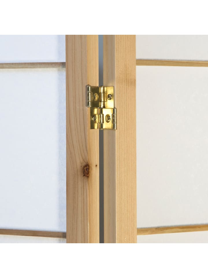Homestyle4u 4-tlg. Paravent Shoji in Braun 176x175 cm günstig kaufen onesize