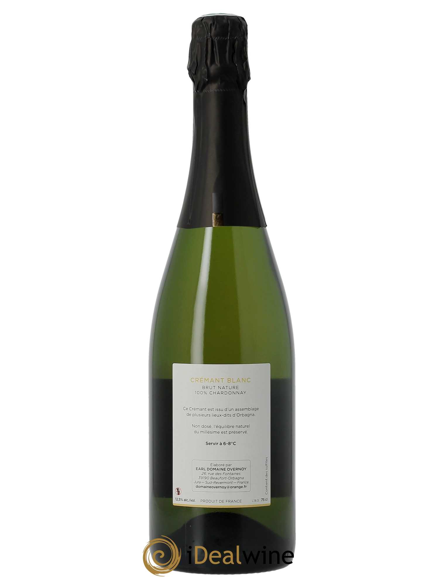 Crémant du Jura Crémant du jura Guillaume Overnoy  2018 - Lot de 1 Bouteille