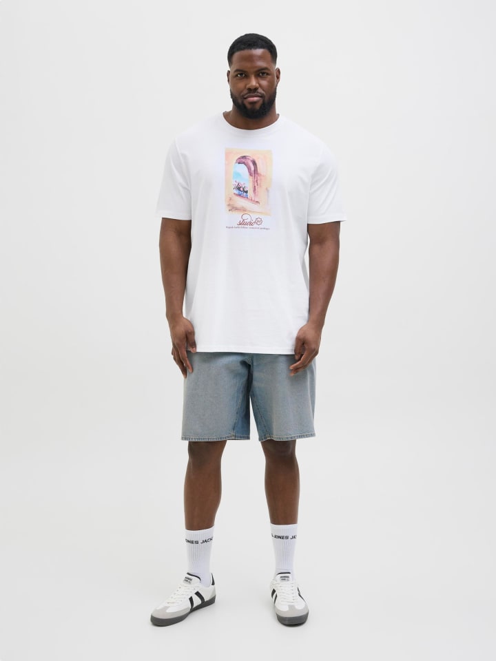 JACK & JONES PLUS T-shirt in Bright White günstig kaufen