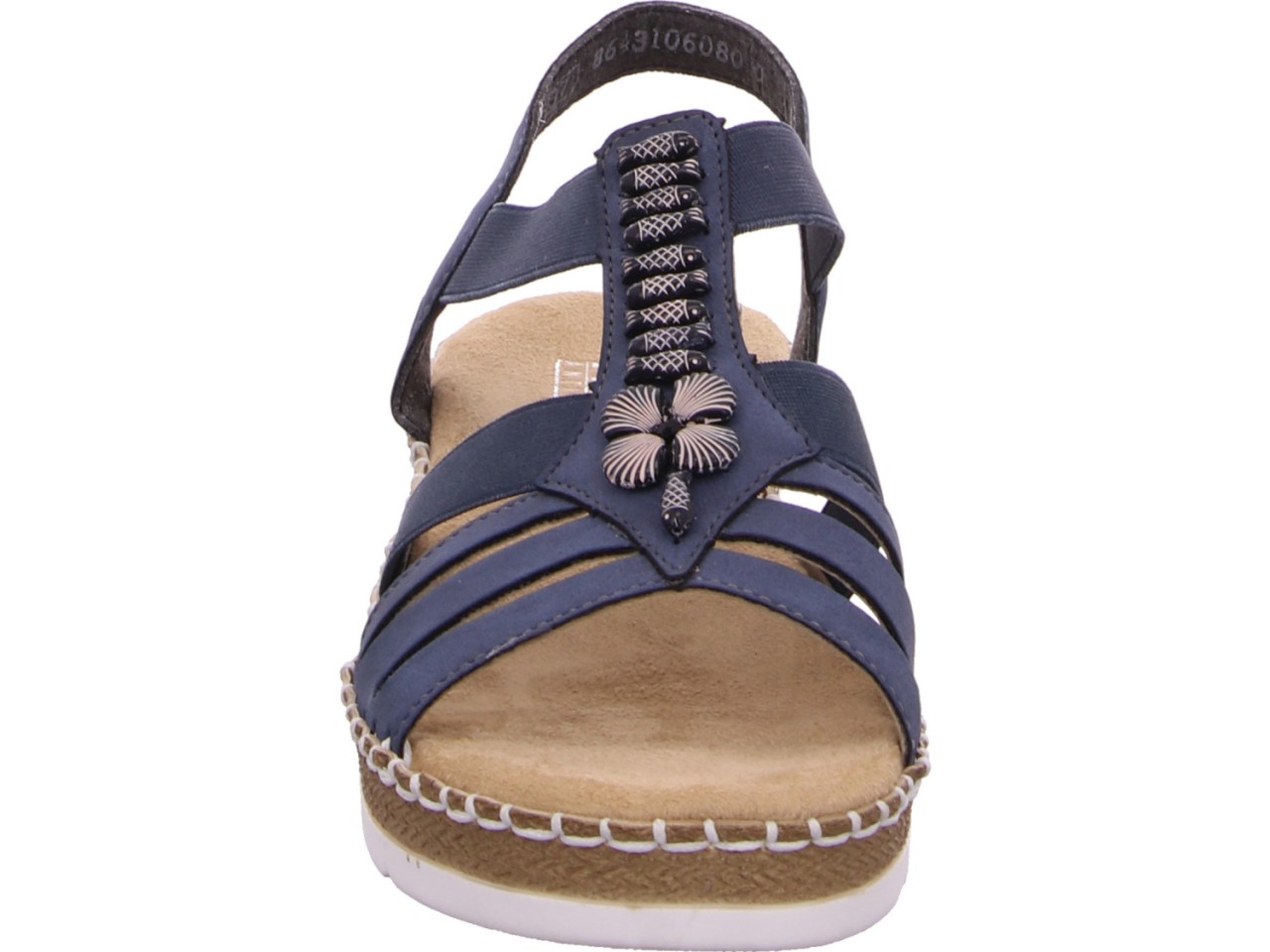 RIEKER Klassische Sandalen blau