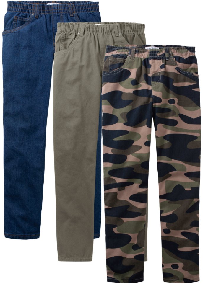 Jungen Schlupfhose (3er-Pack), Loose Fit