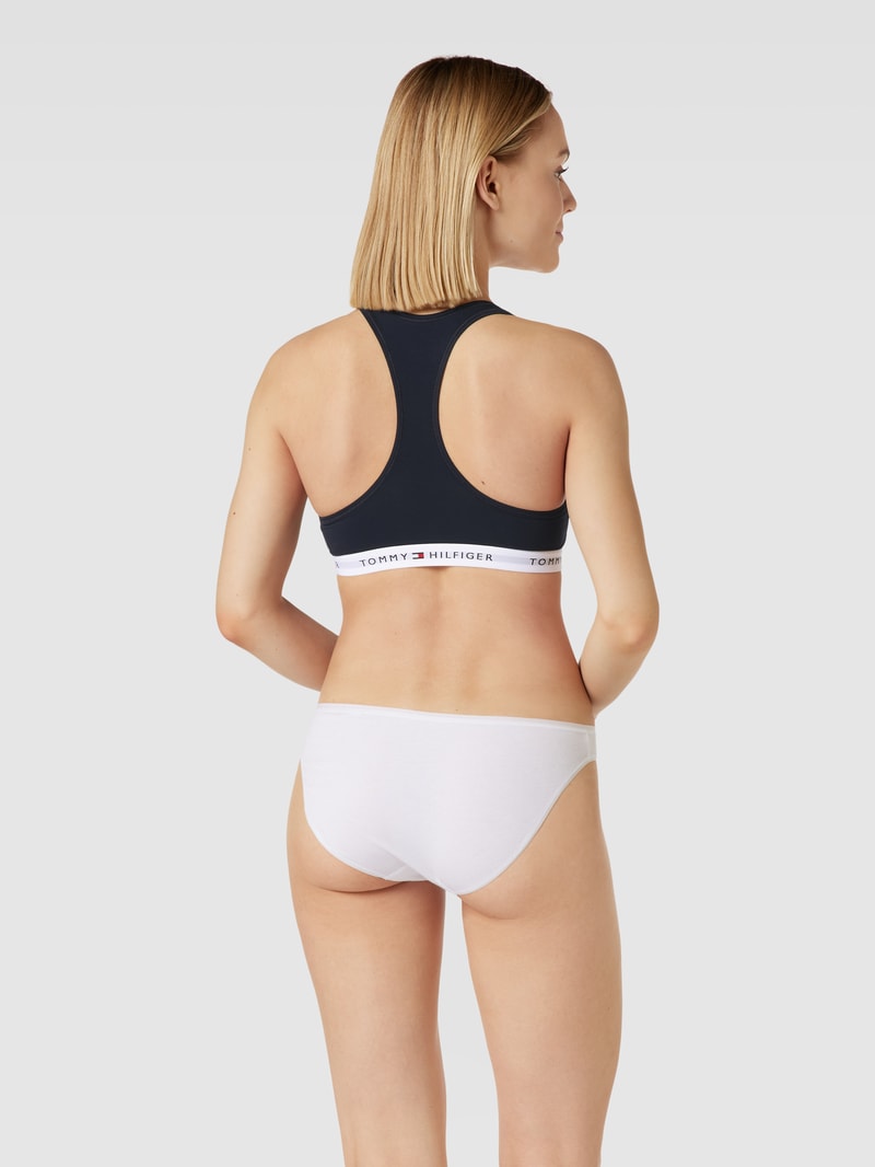 Bralette mit Racerback Modell 'UNLINED' in dunkelblau