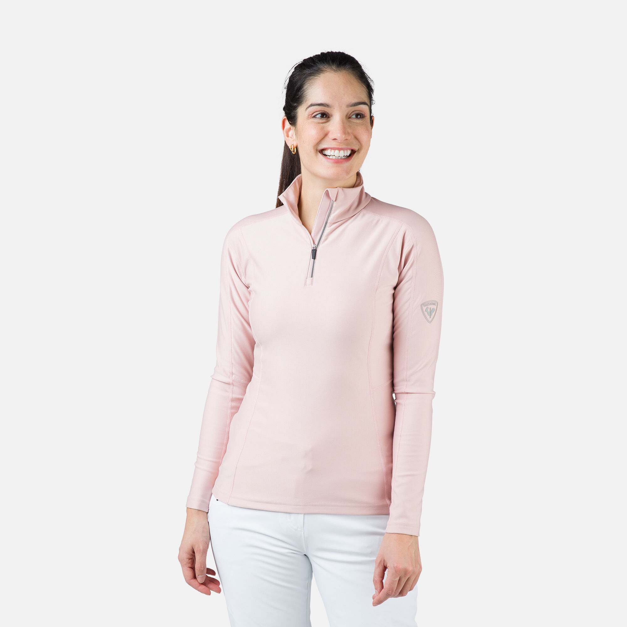 Sous-pull Classique demi-zip Femme