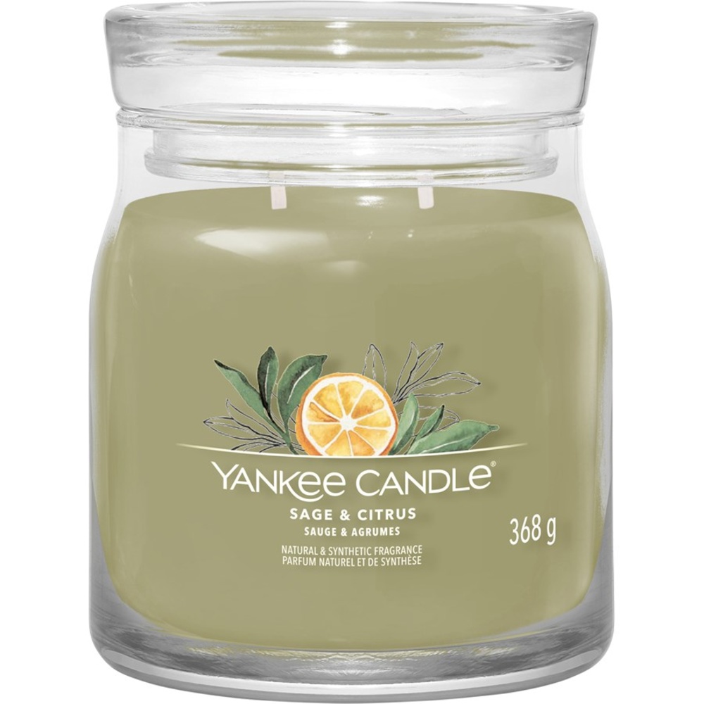 Yankee Candle Bougies parfumées Sage & Citrus Bougie