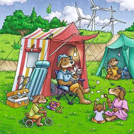 Kinderpuzzle ab 5 Jahren - Regenerative Energien - 49 Teile