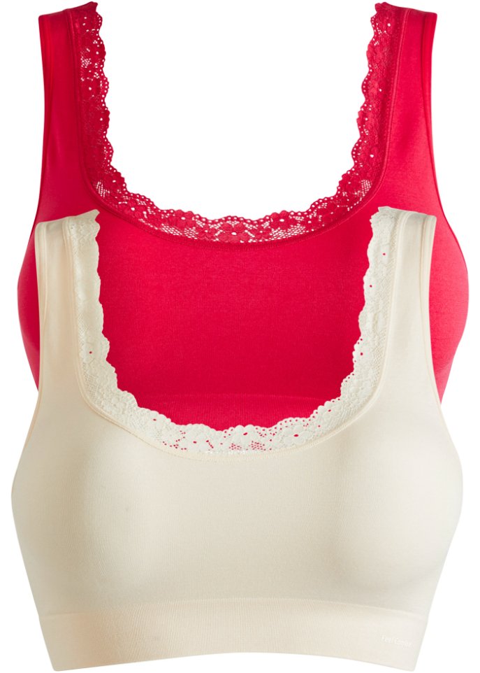 Feel Comfort Seamless Bustier aus nachhaltigem Material (2er Pack)