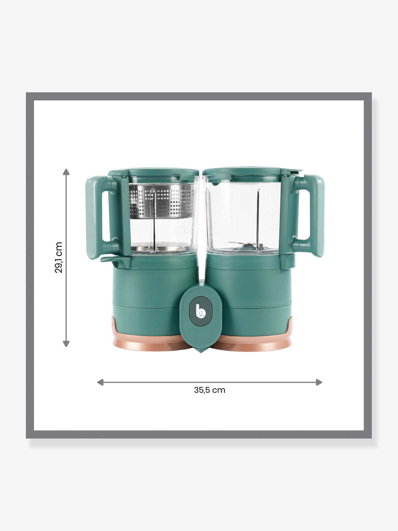 Robot multifonctions Nutribaby Glass BABYMOOV forest green