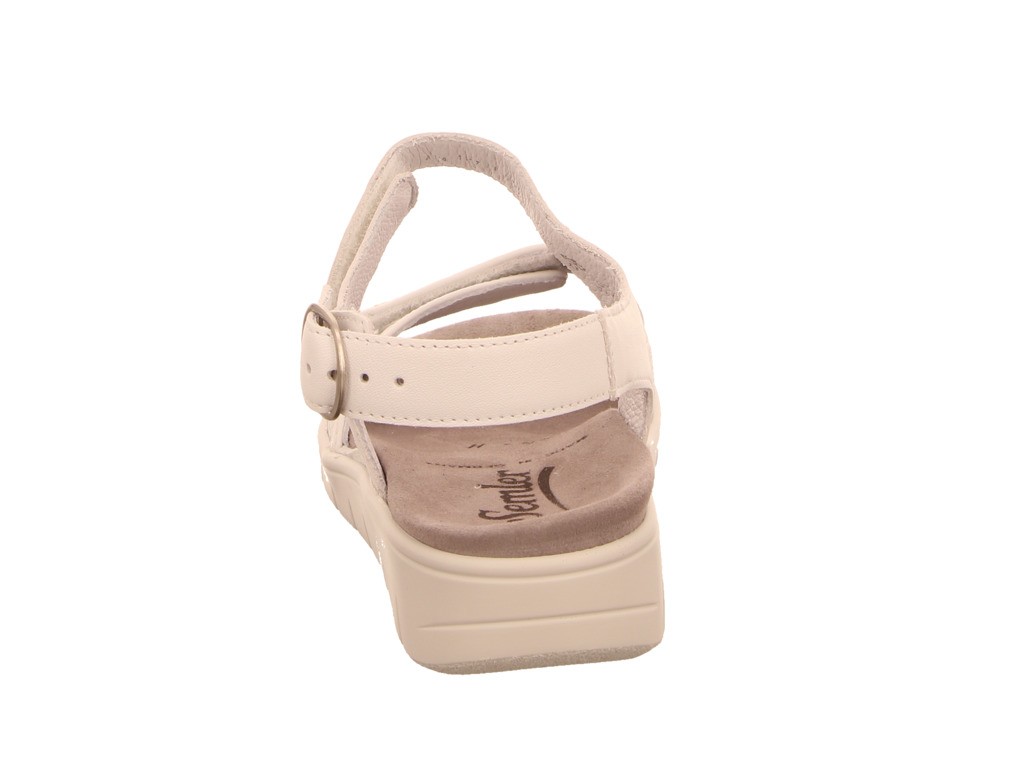 SEMLER Klassische Sandalen weiss