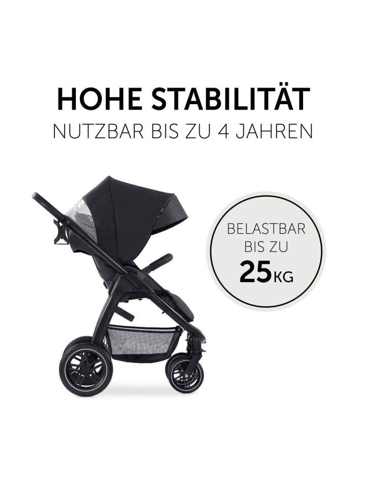Hauck 3in1 Kinderwagen-Set Saturn R Trio Set inkl. in schwarz günstig kaufen onesize