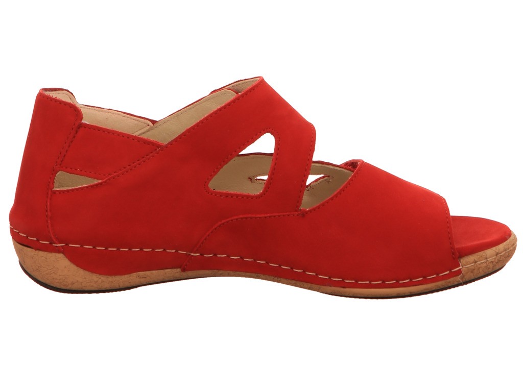 WALDLÄUFER Komfort Sandalen rot