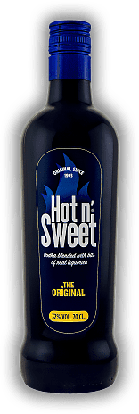 Hot n'Sweet with Vodka Hot n'Sweet with Vodka Eine dänische sanfte Wodka-Spezialität mit fantastischem Lakritzgeschmack - Das Original. 0,7	 Liter - Vol 32%