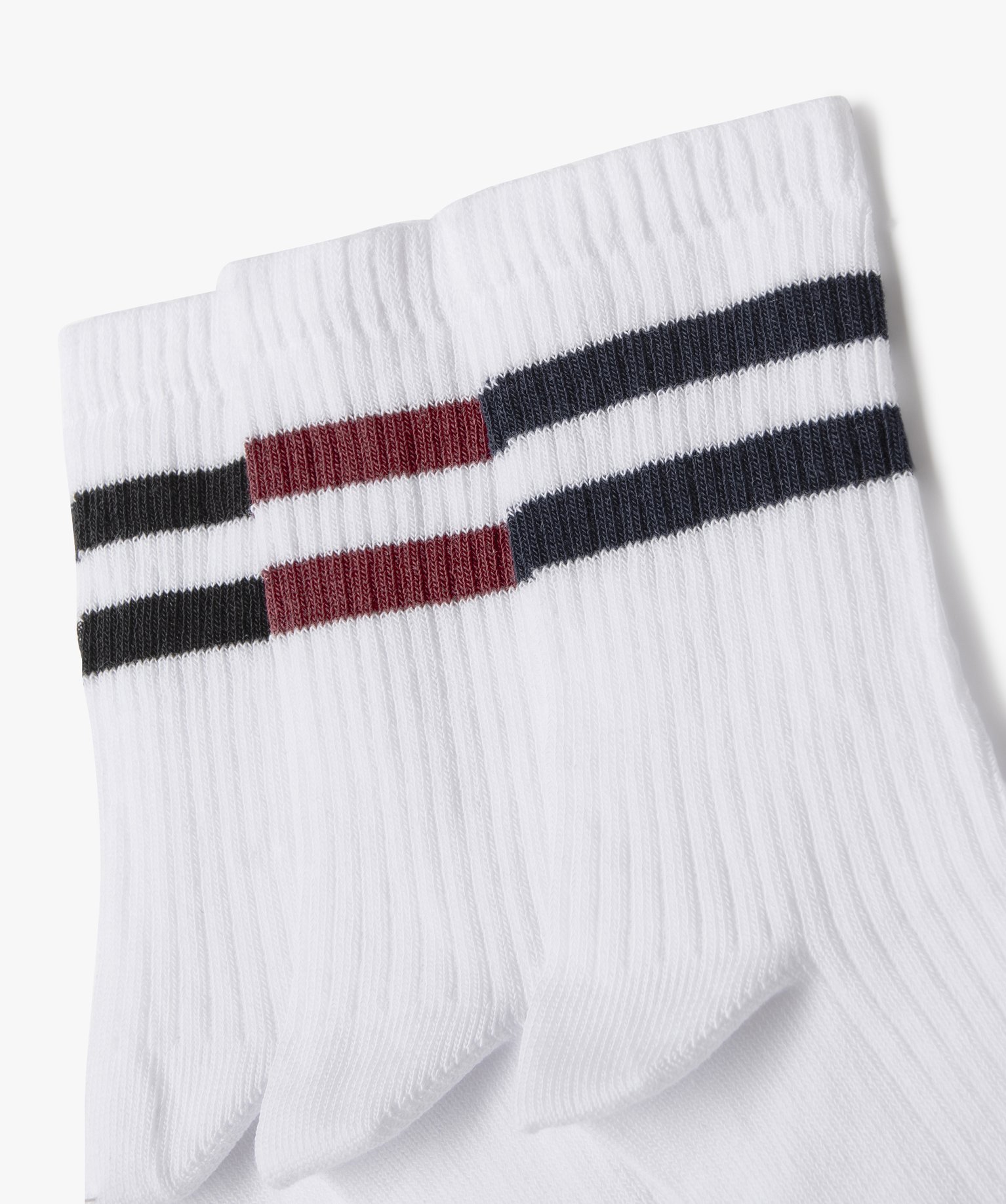 Chaussettes de sport à tige haute enfant (lot de 3) blanc | GEMO