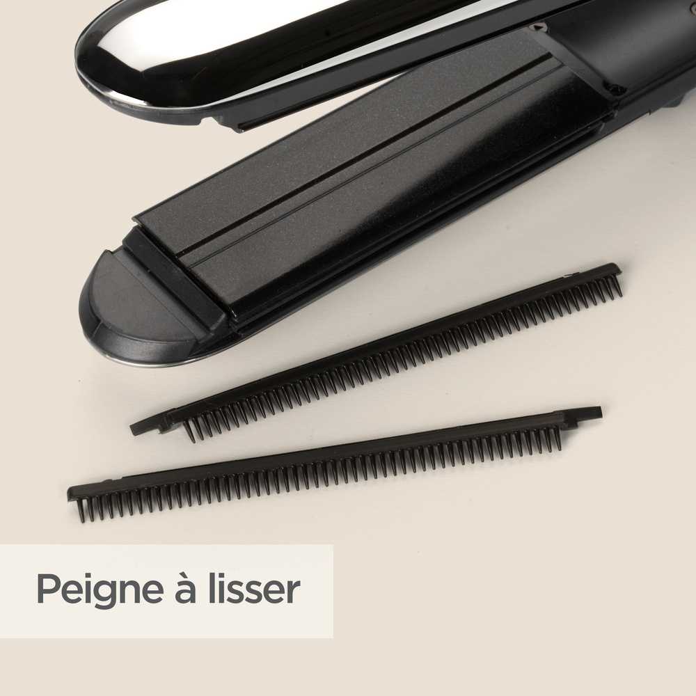 babyliss BaByliss  - ST496E - Lisseur vapeur Steam Shine avec Technologie Brillance LISSEUR