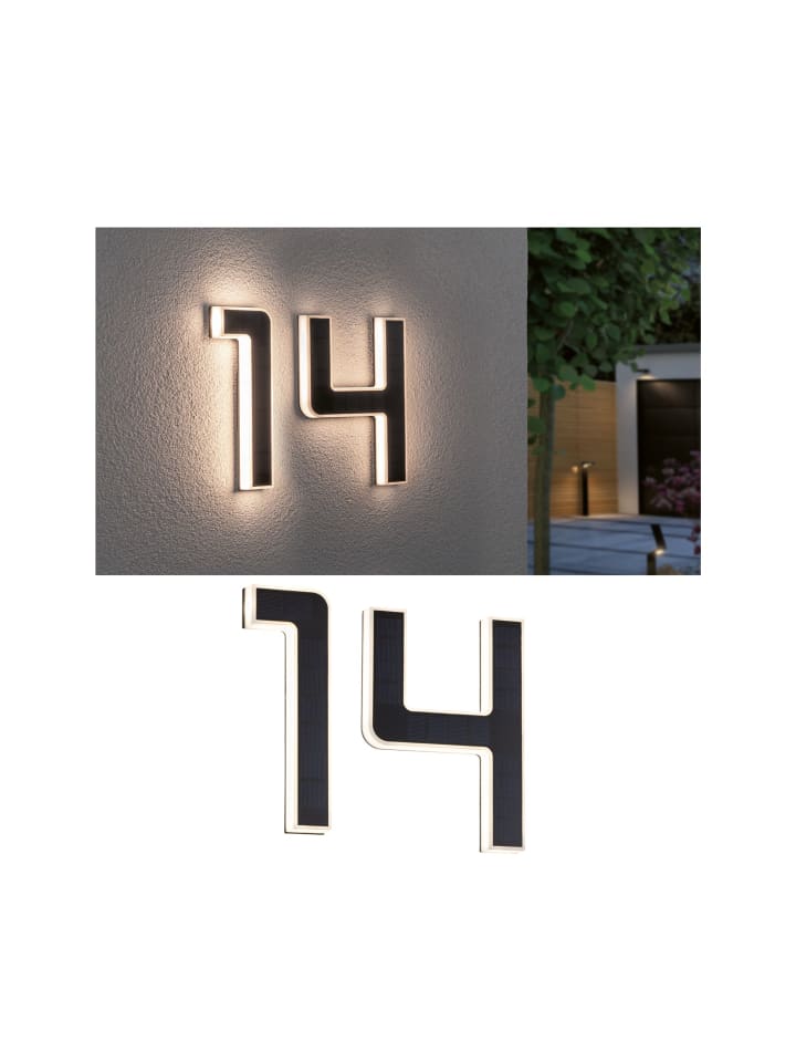 paulmann Bundle Solar LED Hausnummernleuchte günstig kaufen onesize