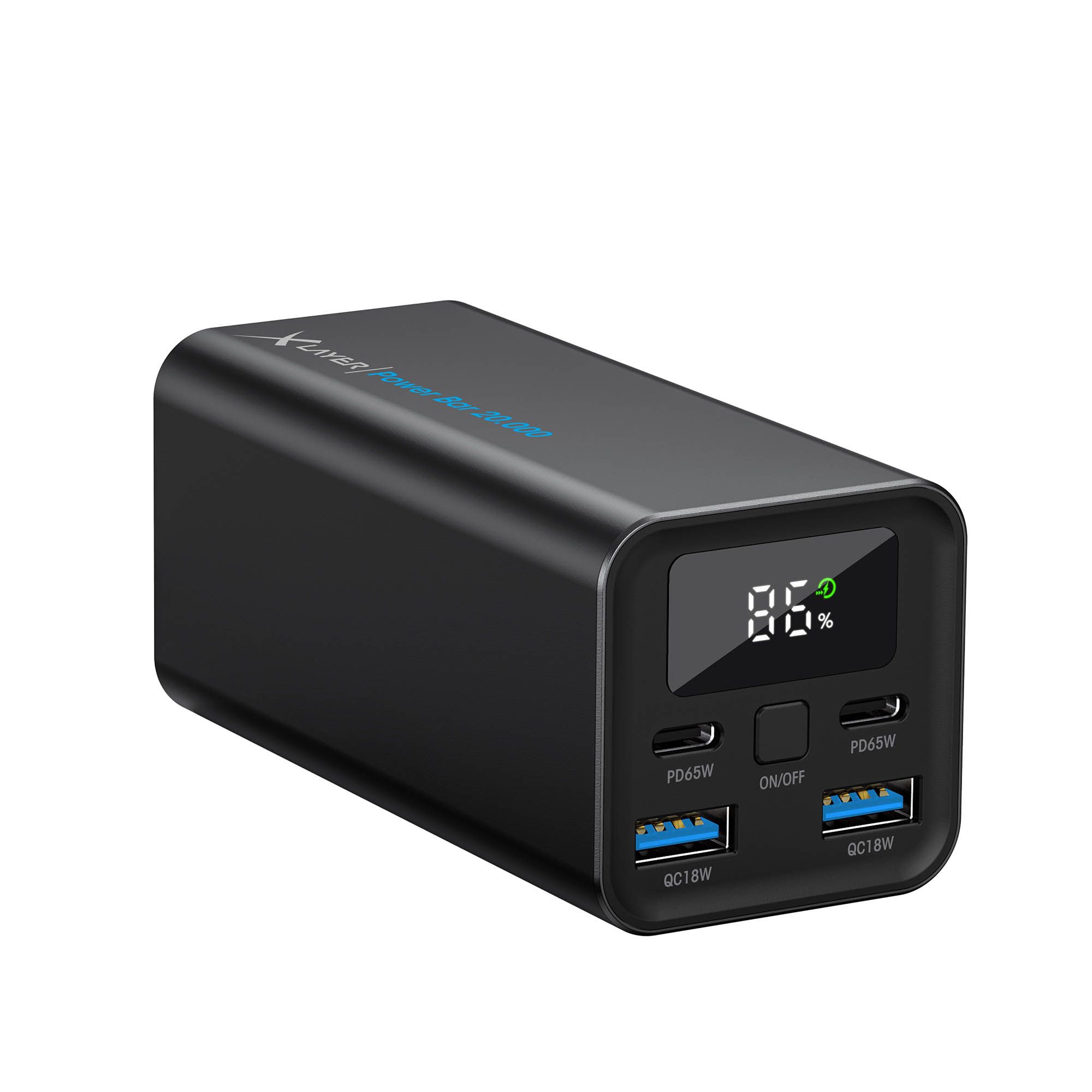 XLayer 20.000mAh 65W PD Power Bar