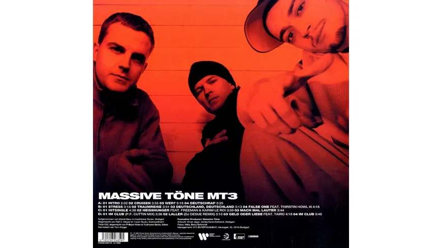 MT3 180Gr. Red Vinyl