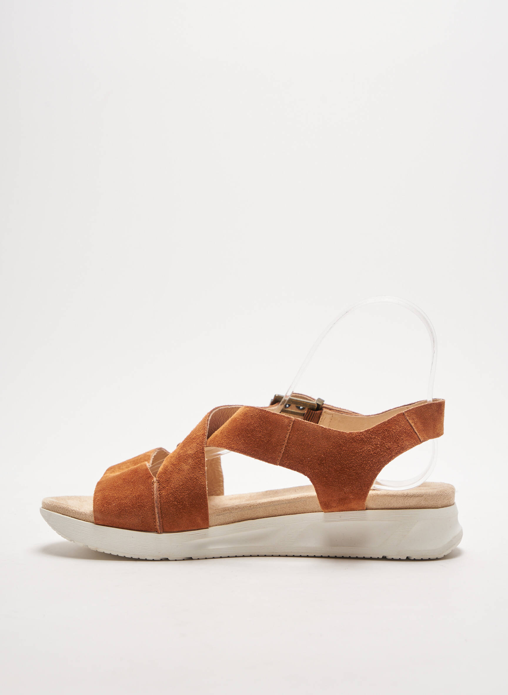 Fugitive By Francesco Rossi Sandales Nu Pieds Femme couleur marron