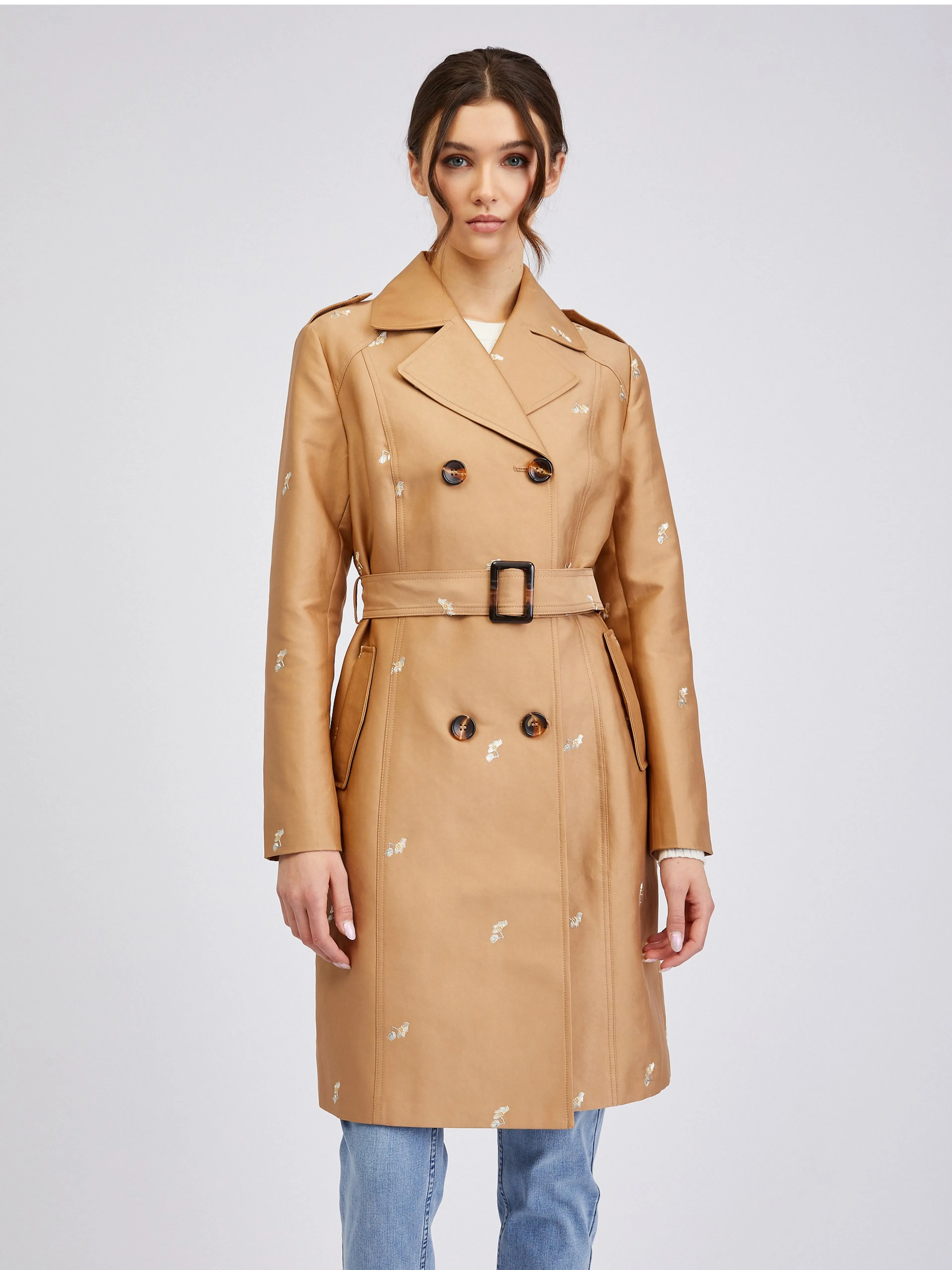 Hellbrauner Damen-Trenchcoat ORSAY