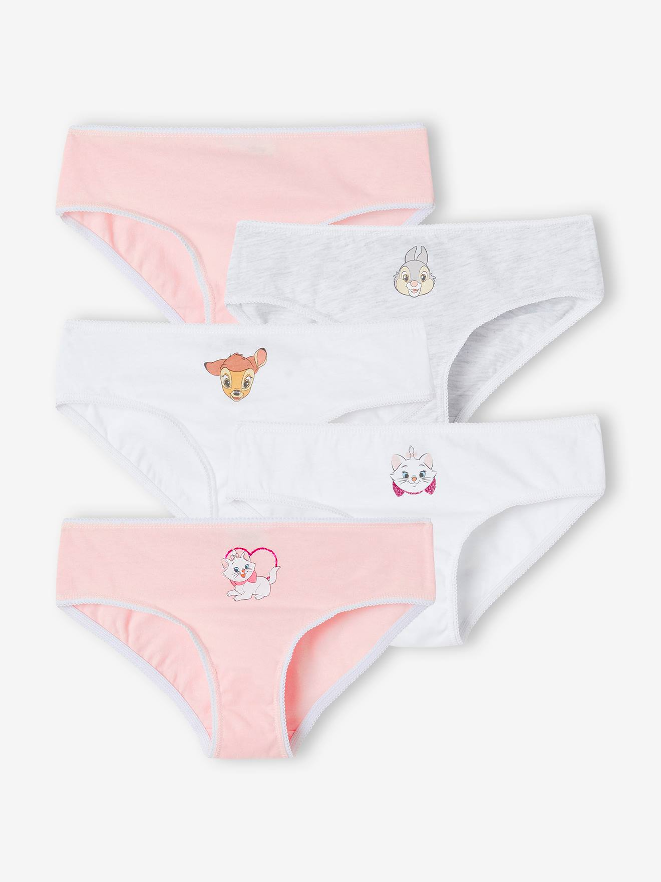 Disney 5er-Pack Mädchen Slips Disney Animals - hellrosa