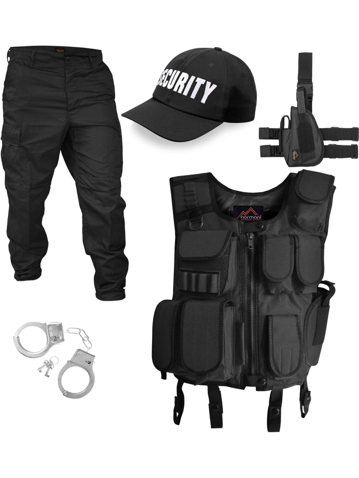Normani Outdoor Sports SWAT Karneval Kostüm Einsatzkostüm in Security günstig kaufen