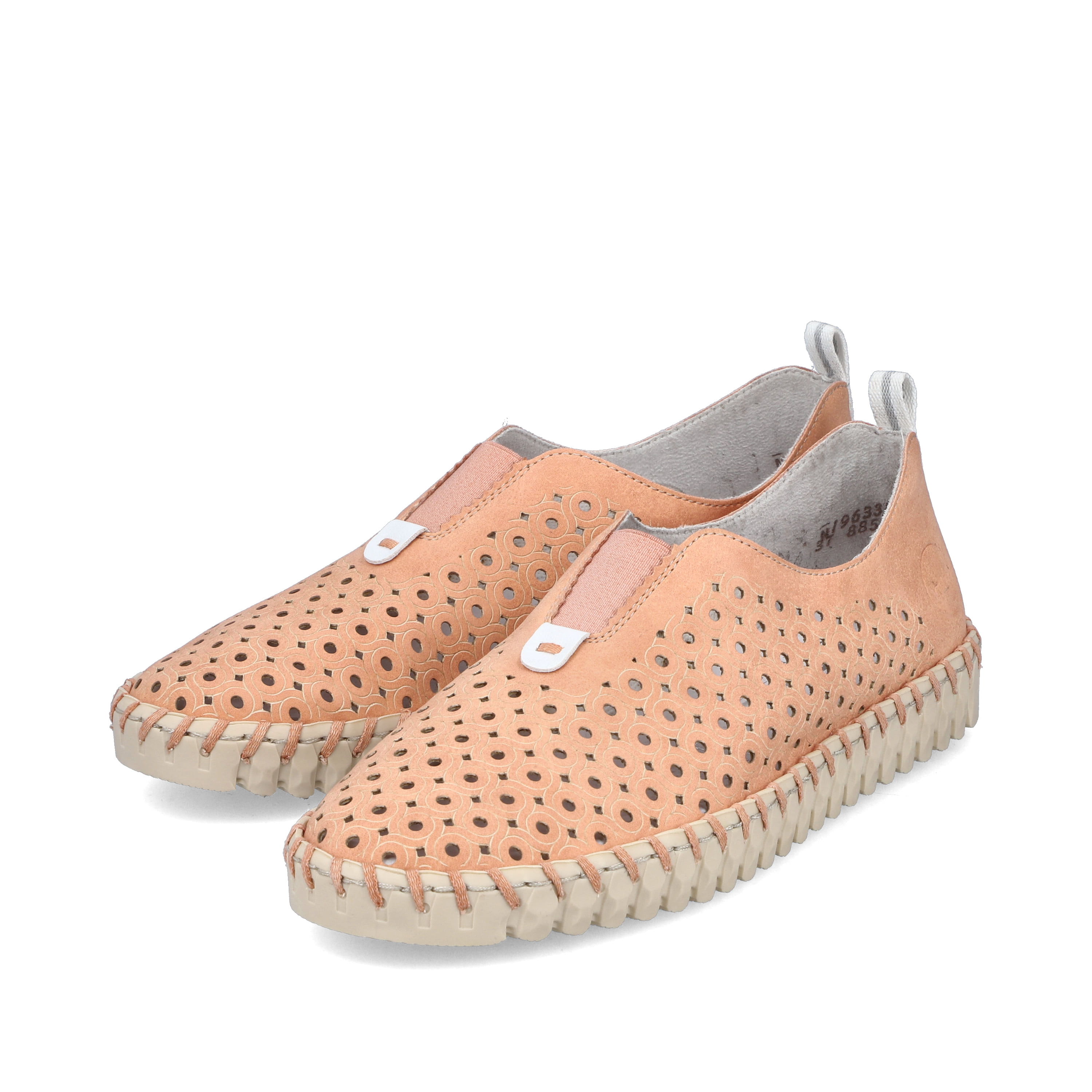 Rieker Damen Slipper hellorange