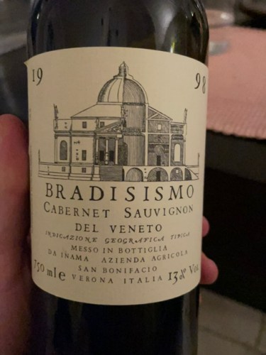 Inama Azienda AgricolaBradisismo Cabernet Sauvignon 2020