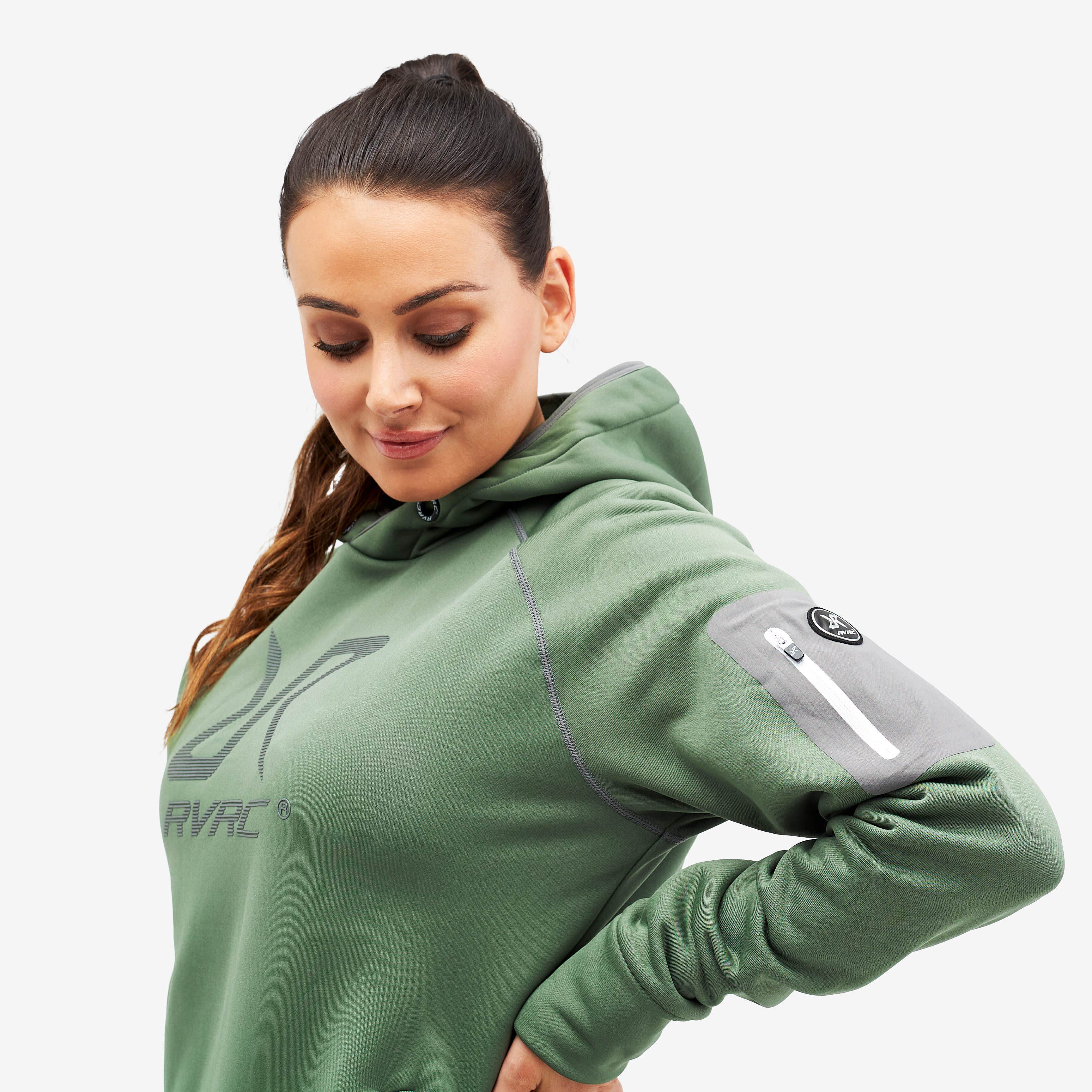 Bivouac Hoodie Femme Dusty Green