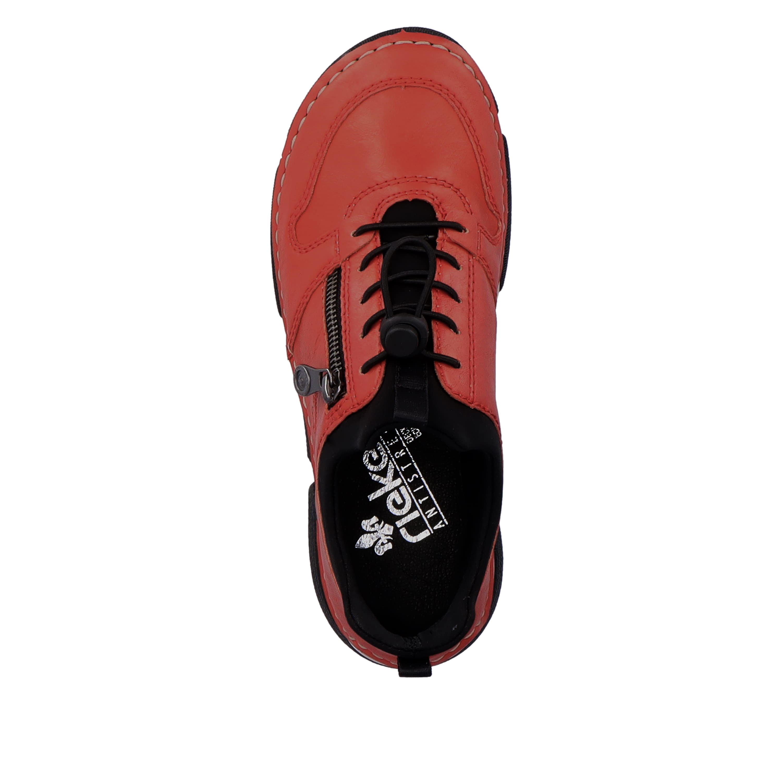 Rieker Damen Slipper erdbeerrot