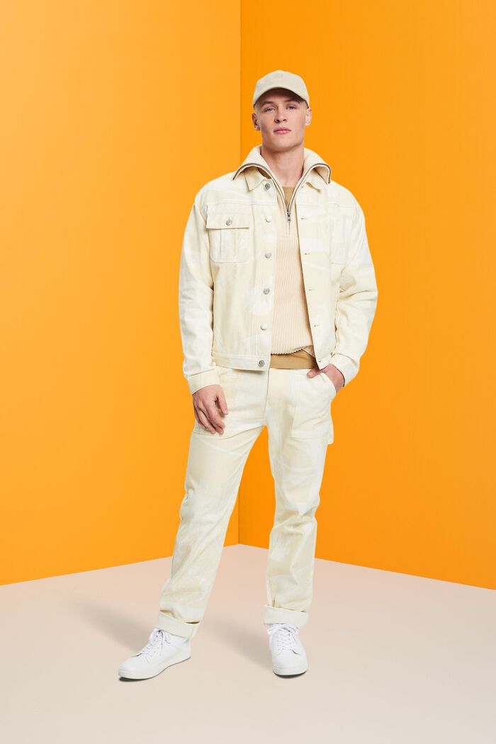 Gemusterte Truckerjacke