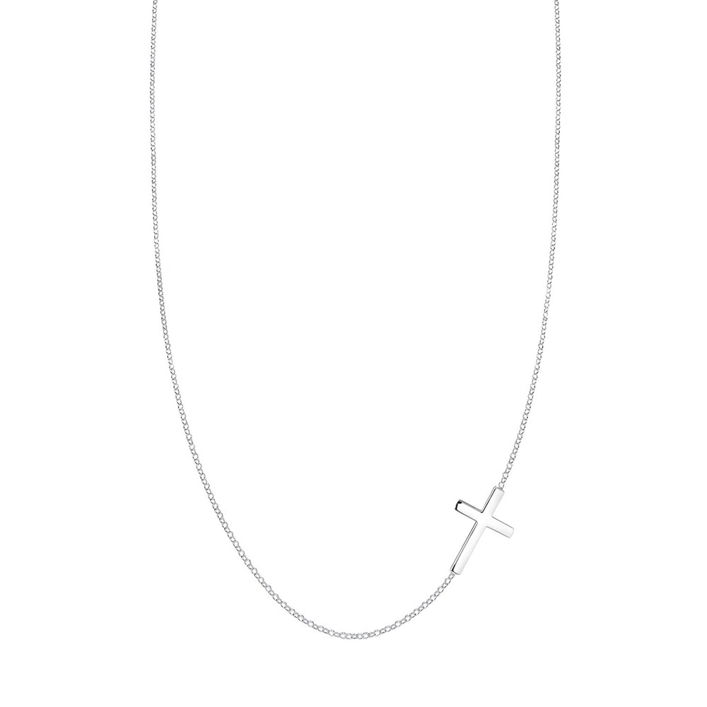 Elli Elli by Julie & Grace Collier Femme Pendentif Croix Simplement en Argent Sterling collier