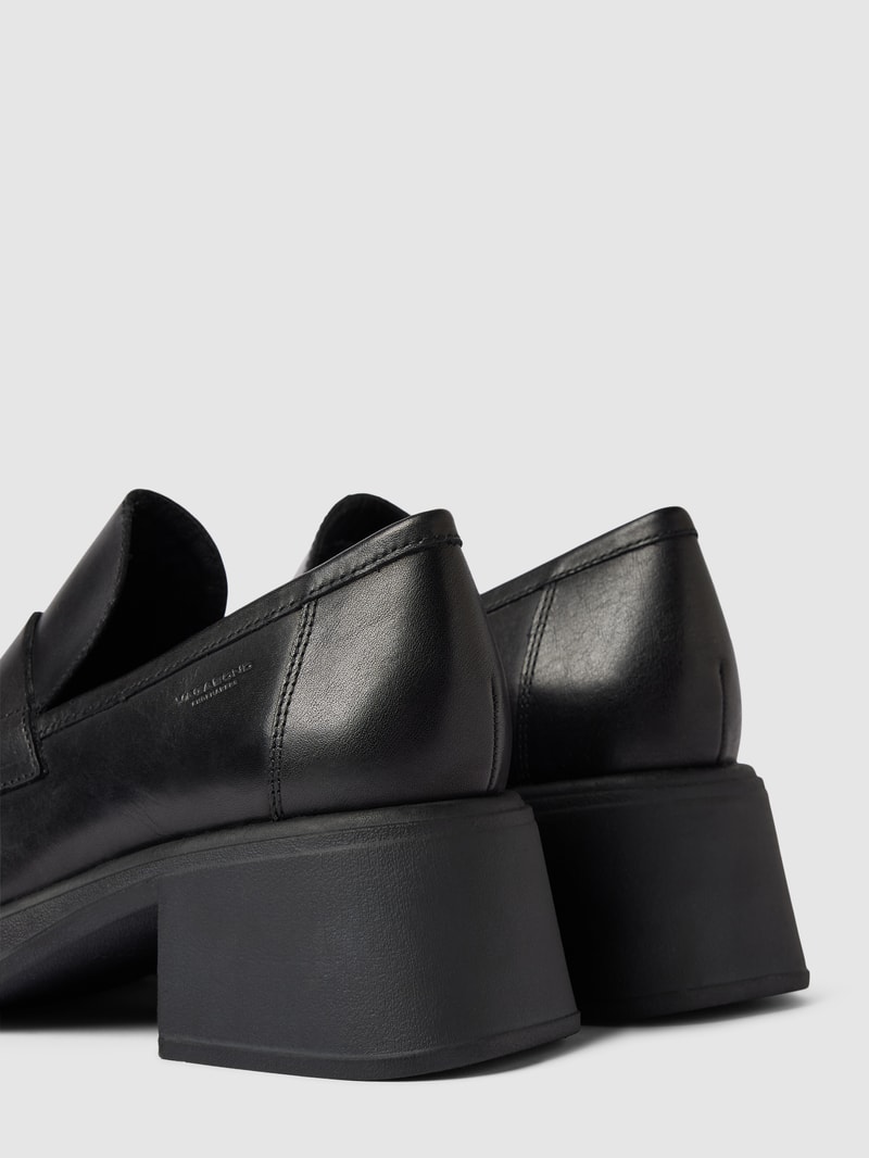 Loafer aus echtem Leder Modell 'DORAH' in schwarz
