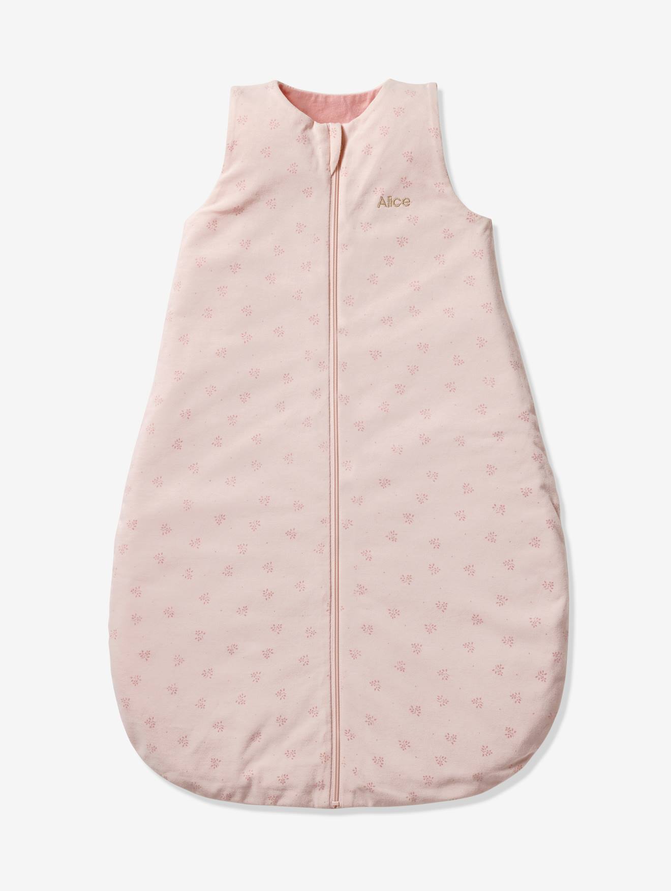 Vertbaudet Baby Sommer-Schlafsack BALI, personalisierbar Oeko-Tex - gelb bedruckt