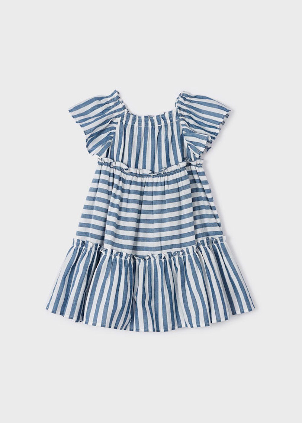 Mayoral A-Linien-Kleid Mayoral Kleid gemustert aus Baumwolle Mädchen (392824)