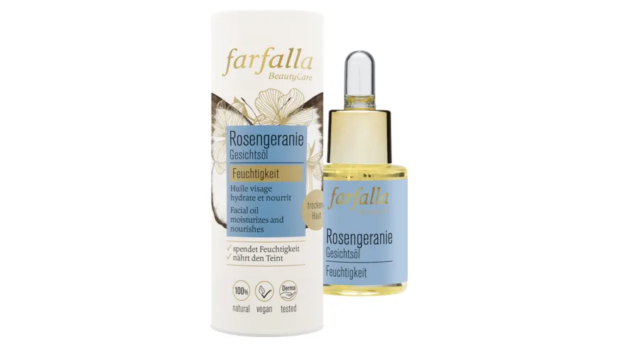 Farfalla Gesichtsöl Rosengeranie 15 ml