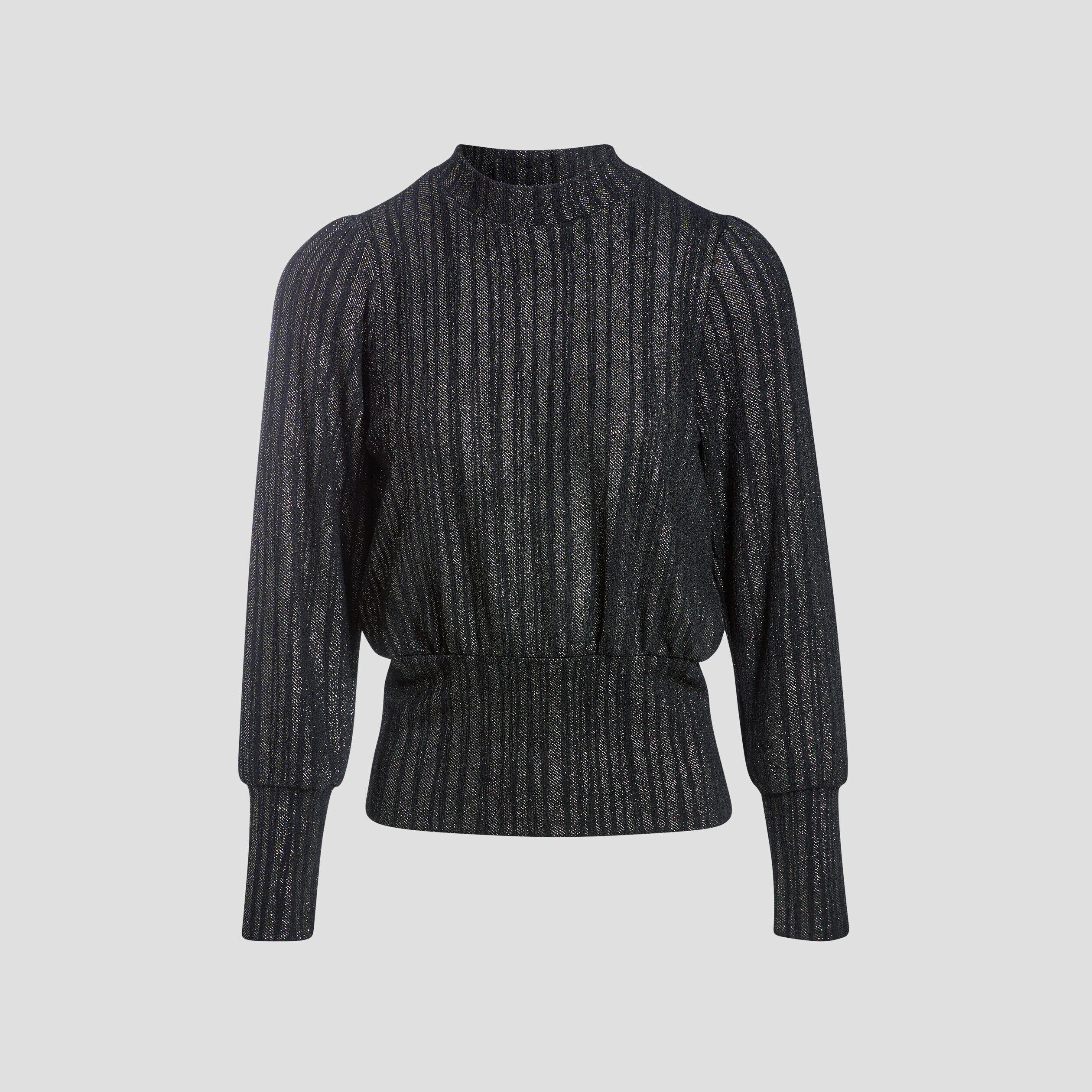 T-shirt manches longues noir femme | Cache Cache