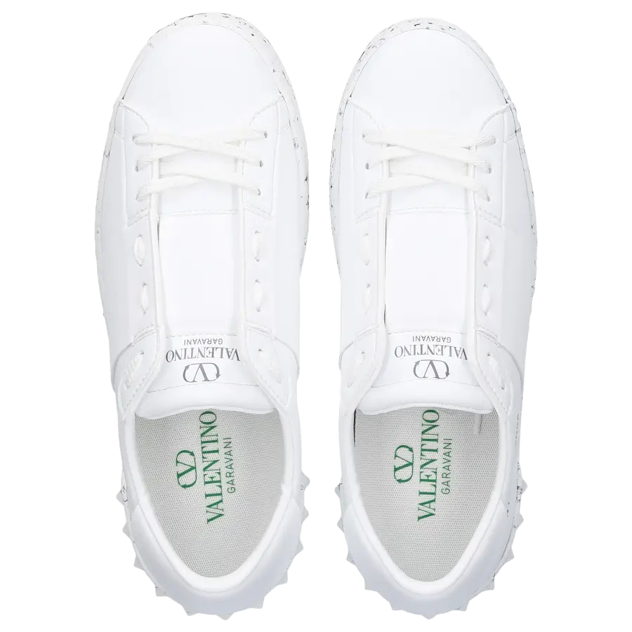 Valentino Garavani - Sneaker low OPEN recyceltes Plastik - weiß
