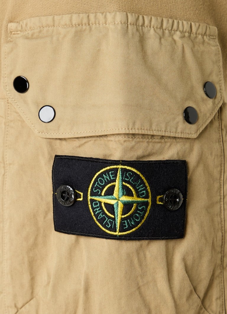 Πουλόβερ Stone Island 63920 με πέτο και λογότυπο