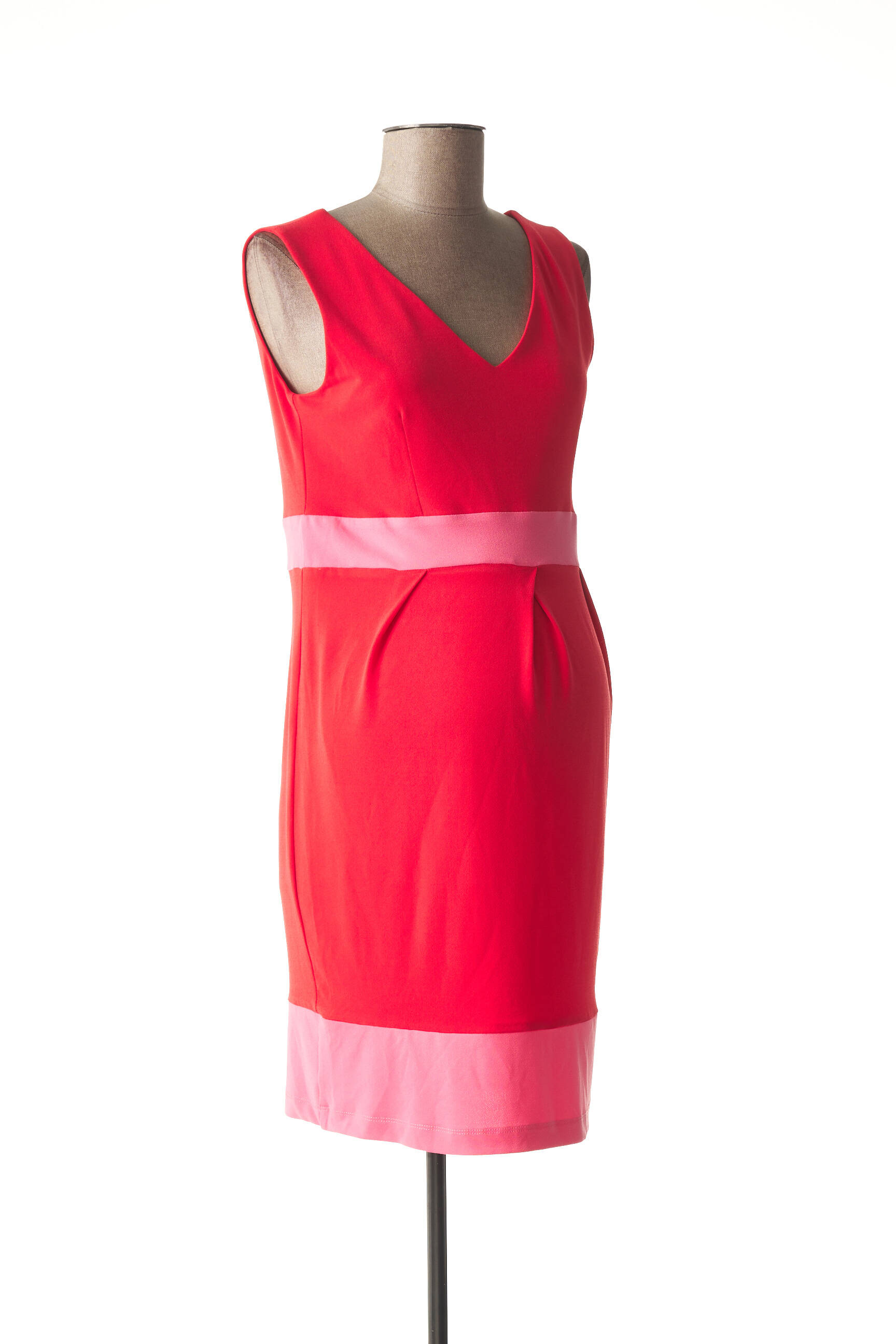 Nina Belly Robes Maternite Femme couleur rouge