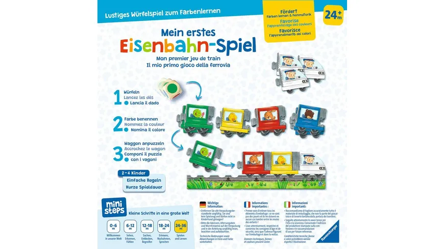 Ravensburger ministeps - 4187 Mein erstes Eisenbahn-Spiel