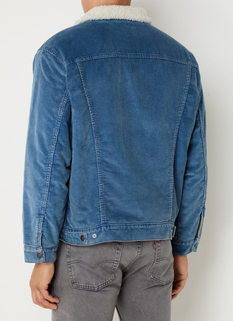 Jachetă Levi's din catifea reiată cu căptușeală din fleece