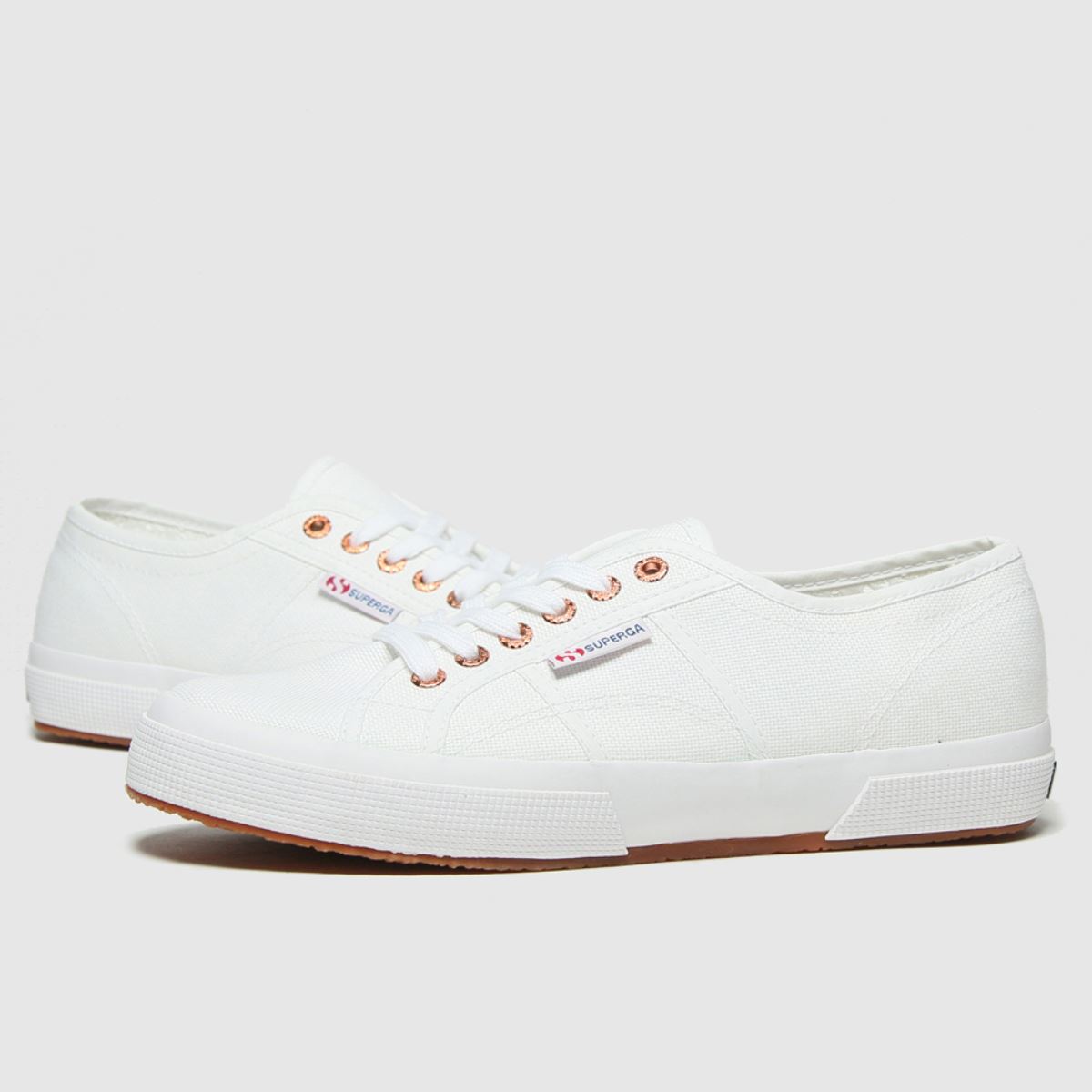 Superga 2750 Cotu klassiska sneakers i vitt
