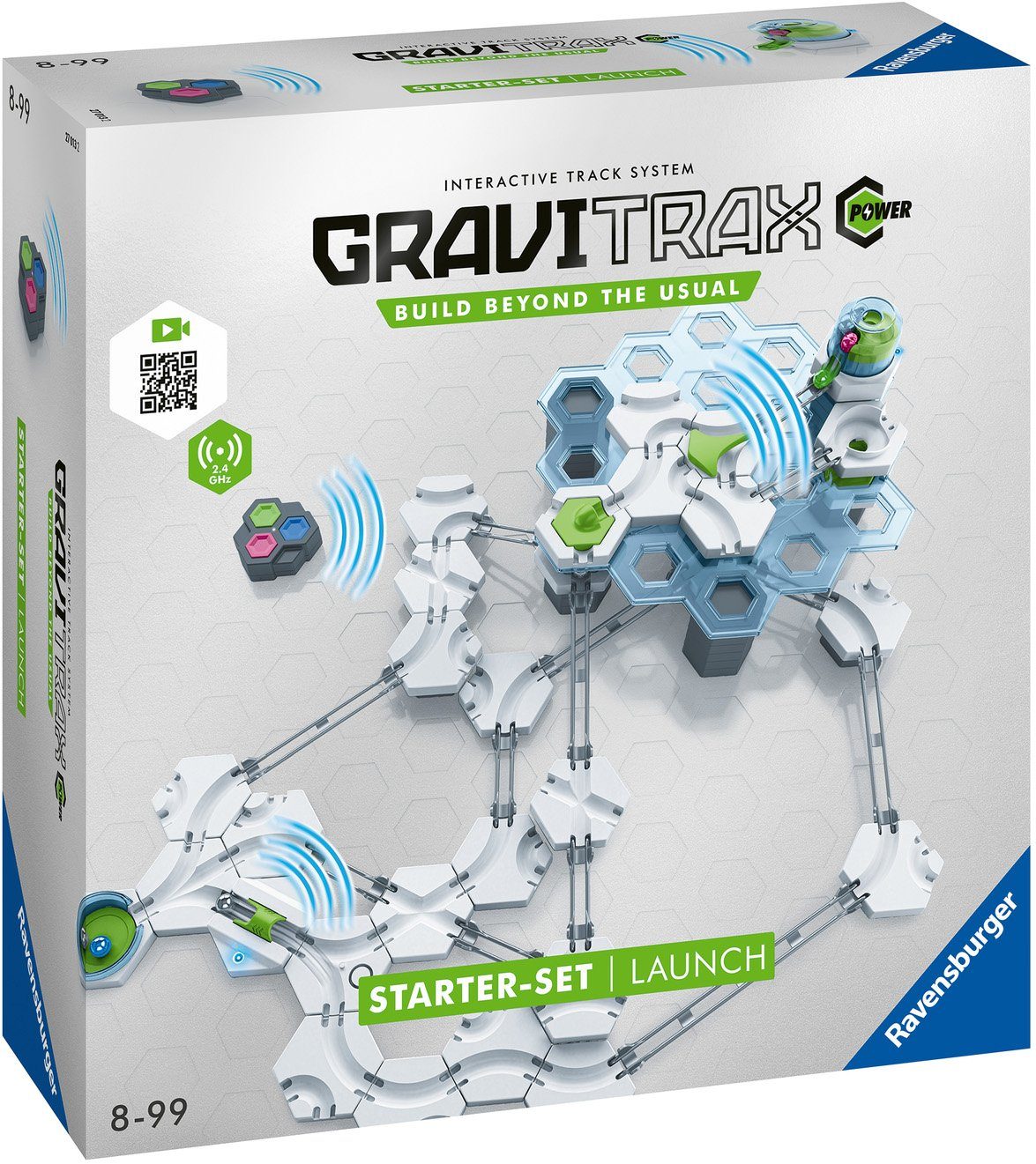 Ravensburger Kugelbahn-Bausatz GraviTrax® Power Starter-Set Launch, Made in Europe, FSC® - schützt Wald - weltweit