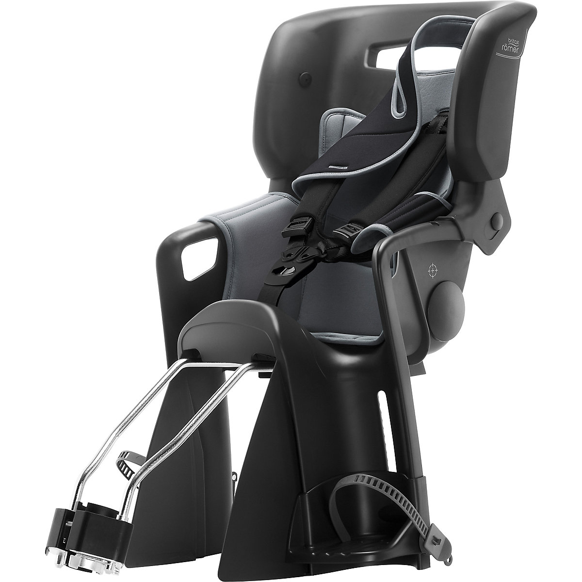 Jockey³Comfort Fahrrad-Sicherheitssitz inkl. Zweithalterung, Black/Grey