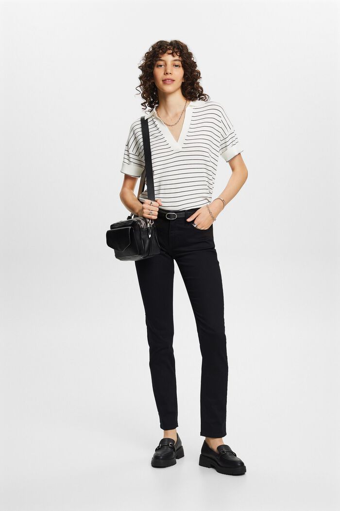 Mid-Rise-Stretchjeans in schmaler Passform
