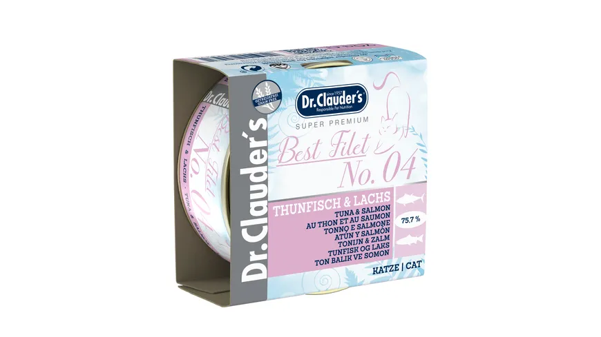 Dr. Clauders Katzennassfutter Best Filet No4 70g 70 g