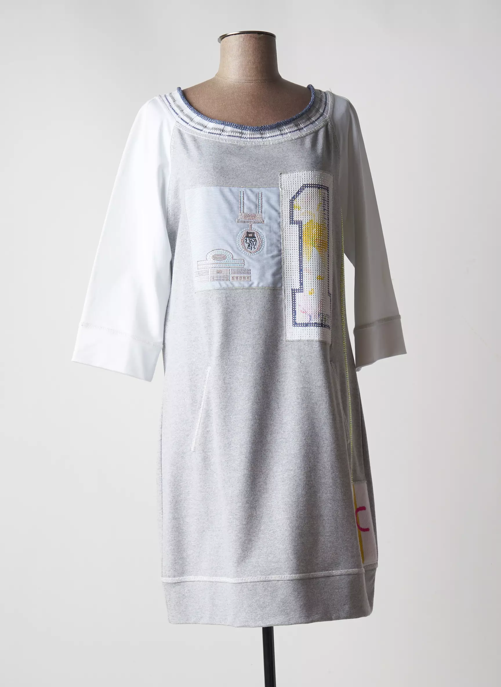 Elisa Cavaletti Robes Mi Longues Femme couleur gris