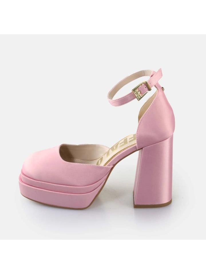 Buffalo May Dorsay Plateau Heels in Rose günstig kaufen