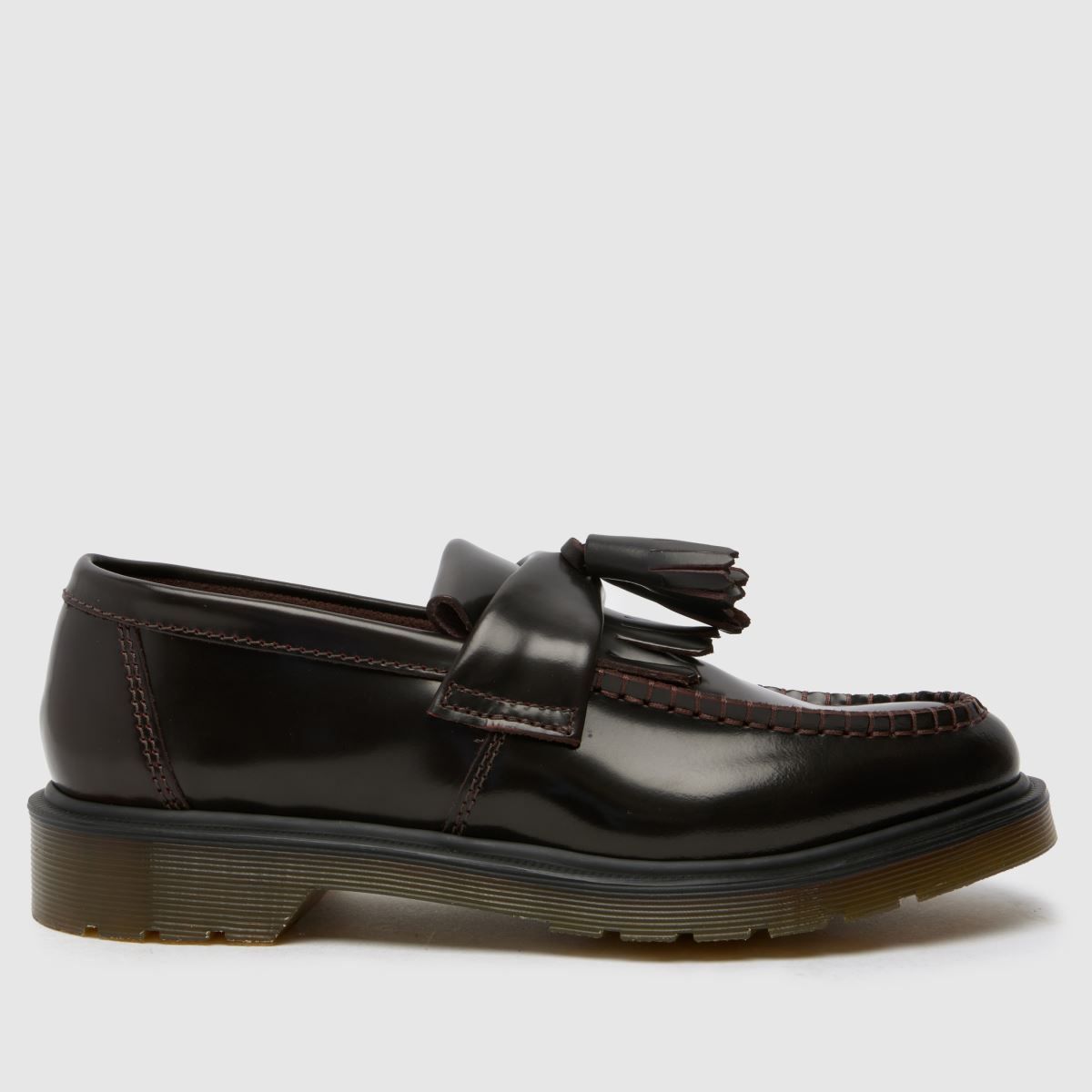 Dr. Martens Adrian Loafer lapos cipő bordó színben
